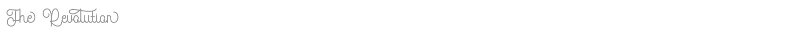 The Revolution font preview